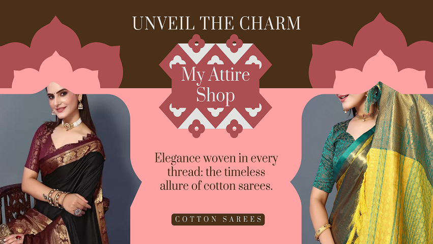 Unveil the Charm of Cotton Sarees on Myattireshop.com