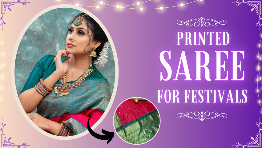 Printed Sarees for Festivals: Celebrating Colors and Culture